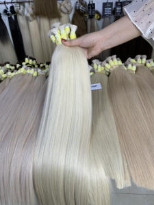 ตัวเลือกอันดับต้นๆ ผมต่อเวียดนามแท้ 100% ไม่ผ่านกระบวนการใดๆ แบบ Super Double Drawn คุณภาพดีที่สุด สำหรับต่อผมแบบเป็นช่อ - Product Image 4