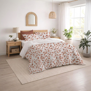 Juego de Ropa de Cama de Algodón Suave de Lujo, Juego de Funda Nórdica y Funda de Almohada, Funda de Edredón Transpirable con Cierre de Cremallera - Product Image 2