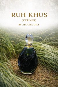 ALOURA OILS Supreme KHUS (VETIVER) Huile Attar Naturelle Bois de Santal - d'Uttar Pradesh pour l'Aromathérapie et les Parfums Naturels - Product Image 4