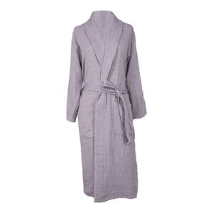 Premium Solid Women Sleepwear Pyjamas Custom Super Soft Breathable Home Shawl Collar Bathrobe - Product Image 1