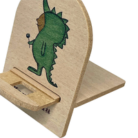 Support de bureau portable CALA en bois naturel, hauteur réglable, conception magnétique, montage facile, pour voyage, maison, bureau, appels vidéo, chargeur