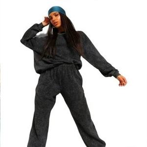 Coupe automatisée femmes survêtement à volants femmes lavage à l'acide fabricant de survêtements - Product Image 1