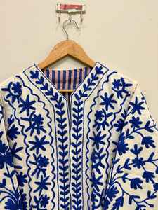 Suzani Embroidered <b>Jacket</b> Handmade Embroidered <b>Jacket</b> Winter Warm <b>Jacket</b> Women <b>Jacket</b> <b>Hippie</b> <b>Jacket</b> Wholesale From India - Product Image 3