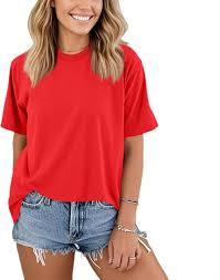 เสื้อยืดแขนสั้นผ้าเจอร์ซีย์ระบายอากาศได้ดี สีพื้น สไตล์สปอร์ต สำหรับผู้หญิง ผ้าฝ้าย 100% ทรงหลวม ใส่สบาย - Product Image 2