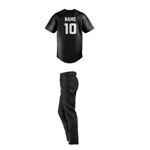 เสื้อเบสบอลแบบซับลิเมชั่นคุณภาพดีเยี่ยมสั่งทำได้ พร้อมกางเกงขายส่ง ชุดกีฬา OEM ขายส่งชุดเบสบอลผู้ชายแบบเปล่า - Product Image 6