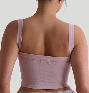 Camiseta de Yoga Acanalada de Alta Elasticidad para Mujer, Talla Grande, Sexy, Ajustada, para Entrenamiento, Elástica en Cuatro Direcciones, Sólida, Corta, Transpirable, de Secado Rápido - Product Image 6