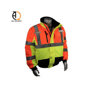Veste imperméable respirante haute visibilité, vêtements de travail, vêtements de sécurité haute visibilité - Product Image 1