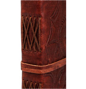 Diario de Cuero con Diseño de Corazón de Dragones Gemelos, Hecho a Mano, Estilo Antiguo, con Cordón de Cuero - Product Image 2
