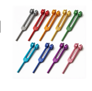 Diapasones para Sanación de Chakras, Juego de 8 Diapasones Ponderados de Colores, Inc. - Product Image 1