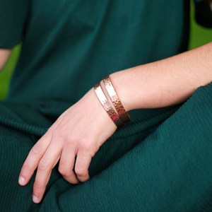Best Copper Magnetic Natural Copper Handmade Personalization Embossed Design Promotional Christmas <b>Gift</b> for Daily Wear - Product Image 4