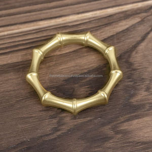 Wholesale Polished Aluminum Napkin Rings Handmade Wedding Eco-Friendly Custom Logo Custom Size American Minimalist Napkin Rings - Product Image 4