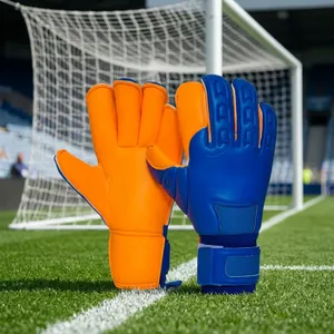 Professional Football Goalkeeper Gloves Full Finger PU Non Slip Palm Breathable Lightweight Sports Gloves For Men <b>Women</b> - Product Image 4