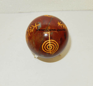 Red Jasper Chakra Engraved Handmade Waterproof Gemstone <b>Sphere</b> Wholesale Natural Globe <b>Ball</b> Crystal <b>Spheres</b> Gujarat-Amayra - Product Image 5