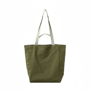 Bolsa de Compras de Lona de Algodón con Estampado Personalizado Ecológico, Tamaño Mediano, con Asa Larga y Correa para el Hombro, en Oferta - Product Image 2