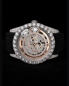 Reloj de Lujo para Hombre con Diamantes Moissanite, Completamente Adornado con Piedras VVS, Reloj de Pulsera - Product Image 1