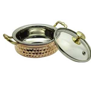 Latest Design Classic Antique Copper Hammered Serving Dish Bowl Best Quality 4 Pcs <b>Box</b> Packaging (18 cm Sale) - Product Image 6