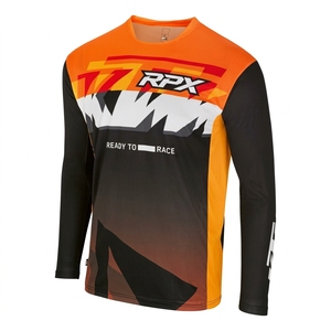 Jersey de Motocross Sublimado Personalizado de Manga Larga, Ropa Deportiva de Secado Rápido para Carreras Todoterreno, Jersey de Motocicleta - Product Image 4