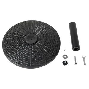 Base en plastique injecté 17,72 x 17,72 x 12,99 po, motif imitation rotin, pour parasols et bases de terrasse - Product Image 5