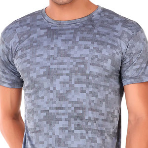 เสื้อยืดแขนสั้นพิมพ์ลายตามสั่งคุณภาพสูงสำหรับผู้ชาย ผ้าฝ้าย 100% สวมใส่สบาย ดูดีมีสไตล์ เป็นมิตรกับสิ่งแวดล้อม ระบายอากาศได้ดี พร้อมสกรีนโลโก้ตามต้องการ - Product Image 5