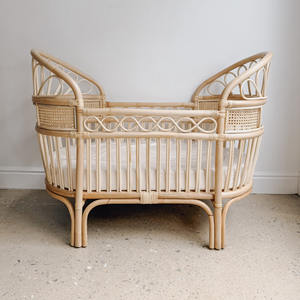 Cuna de bebé al precio más bajo, cuna de ratán hecha a mano, muebles para recién nacidos, moisés trenzado - Product Image 3