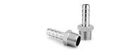 Raccord rapide mâle C-Way en acier inoxydable 304, embout cannelé 13 mm 1/2 po, collier de serrage haute pression pour l'alimentation et les boissons