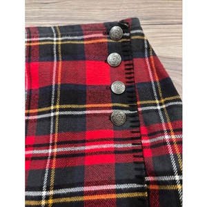 Kilt écossais pour femme en flanelle, style jupe portefeuille, motif tartan Royal Stewart, vente en gros 2026 - Product Image 3