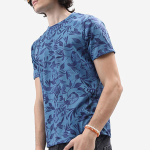 เสื้อยืดคอกลมผู้ชายแบบถัก ผสมโพลีเอสเตอร์/คอตตอน สำหรับงานทางการ ระบายอากาศได้ดี เป็นมิตรกับสิ่งแวดล้อม แขนสั้น สีและขนาดตามสั่ง - Product Image 3