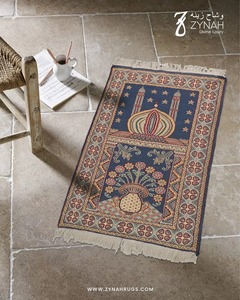 Alfombra de Oración de Lana Premium Suave y Elegante, Muy Popular, para Adoración y Meditación Musulmana, en Venta - Product Image 3