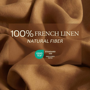 ชุดผ้าปูที่นอนกันน้ำ 100% ลินิน ซักแบบ Stone Washed เนื้อนุ่ม ระบายอากาศดี สไตล์เรียบง่าย ชุด 5 ชิ้น สำหรับใช้ในโรงแรม - Product Image 5