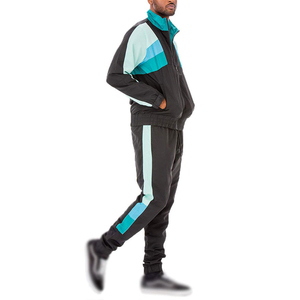Conjunto de chándal cortavientos de nailon liso personalizado para hombre, ropa deportiva a prueba de viento para hombre con envío y entrega - Product Image 6