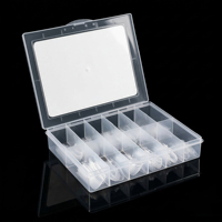 Lot de 120 moules papillon en plastique transparent double forme pour extension rapide des ongles en gel, à usage unique