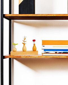Handmade Wooden Tabletop <b>Vase</b> Modern Minimalist Decorative Flower Holder <b>Mini</b> Floral Display for Home Wedding Decor Gift - Product Image 4