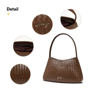 Sac à bandoulière tissé élégant pour femmes, sac Naura, dernière collection - Product Image 3
