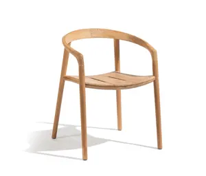 Sillas de Comedor de Madera de Teca y Caoba Hechas en Indonesia, Duraderas, Estilo Nórdico Moderno Minimalista, Ecológicas y Ligeras, en Oferta - Product Image 3