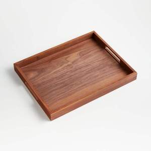 Bandeja Rectangular de Madera de Alta Calidad para Servir Alimentos, Diseño Moderno y Lujoso, Libre de BPA, Sostenible, Vajilla Individual para Sala de Estar, Frutero - Product Image 6