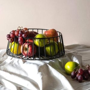 Corbeille à fruits en fil métallique faite à la main avec finition personnalisée, corbeille à fruits décorative pour comptoir de cuisine, table à manger et décoration intérieure - Product Image 5