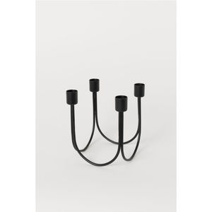 Vintage Design Metal Taper <b>Candle</b> <b>Holder</b> Black Finished for Indoor And Outdoor Lighting Decor <b>Tapered</b> <b>Holders</b> - Product Image 3