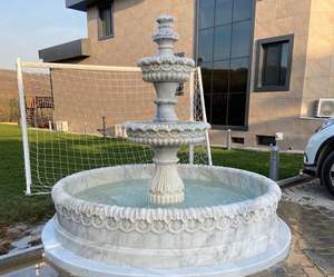 Fontaine extérieure personnalisée en marbre naturel, design moderne, écologique et durable, pour l'architecture paysagère - Product Image 2