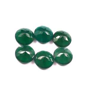 Lote al por mayor de piedras preciosas sueltas de ónix verde natural de 6x6 mm, talladas y facetadas, calibradas, para la fabricación de joyas, calidad AAA++, certificadas por terceros. - Product Image 3