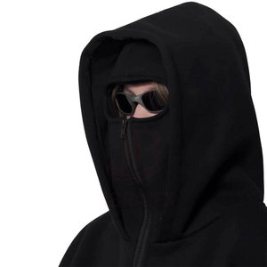 Sweat à capuche balaclava ample avec logo personnalisé pour usage extérieur, masque intégral couvrant le visage, service OEM, prix abordable, pour homme - Product Image 3