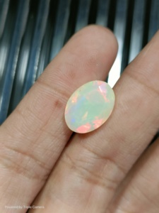 Ethopian Opal Faceted Making Jewellery Beautiful <b>Flash</b> oval Faceted 15X11X5.7 MM - Product Image 5