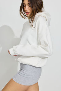 Nouveau style 2026 – Sweat à capuche stylé pour femme, séchage rapide, finition délavée, prêt pour l'automne/hiver, en polyester/coton - Product Image 4