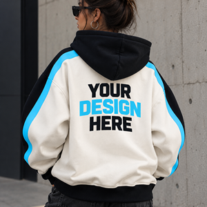 OEM 350GSM 100% Cotton Fleece <b>Hoodie</b> Heavyweight <b>Oversized</b> Pullover Custom Men’s Streetwear Sweatshirt - Product Image 2