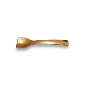 Cuillère doseuse en acier inoxydable à base carrée pour résine ayurvédique Shilajit, avec votre logo préféré à prix réduits - Product Image 4