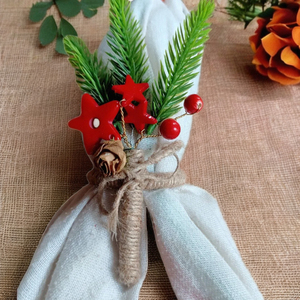 Anneaux de serviette en papier papillon écologiques pour mariage - Product Image 3