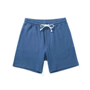 กางเกงขาสั้นลำลองผู้ชาย ผ้าฝ้าย 100% สำหรับออกกำลังกาย เอวยางยืด แห้งเร็ว ระบายอากาศดี ลายเรียบ มีกระเป๋า เหมาะสำหรับการฝึกซ้อม - Product Image 4