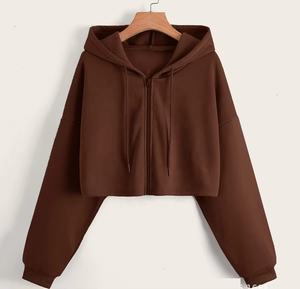 Cotton/Fleece Women <b>Crop</b> <b>top</b> <b>Hoodie</b> Plain Blank Pullover <b>Crop</b> <b>top</b> Women <b>Hoodie</b> Oversize Cropped <b>Top</b> Casual <b>Hoodie</b> For Women - Product Image 6