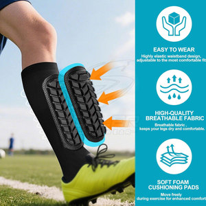 สนับแข้งฟุตบอลวัสดุ EVA น้ำหนักเบา สายรัดกันลื่นเพื่อการยึดเกาะที่แน่นหนาและการเคลื่อนไหวที่ราบรื่นบนสนาม - Product Image 3
