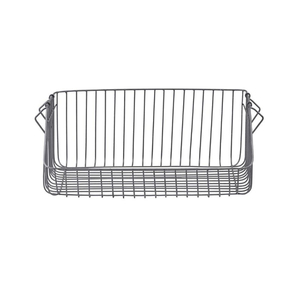 Trending Black Color Metal Wire Fruits <b>Basket</b> With Handles <b>Rectangle</b> Durable for Home Dining Table Fruits <b>Storage</b> <b>Basket</b> - Product Image 1