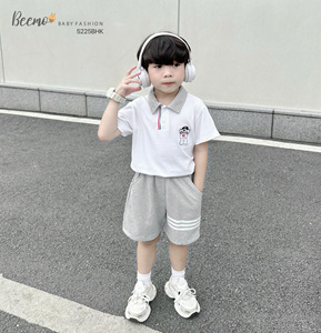Top Quality Fashion Summer Trendy Brand Casual Sports Breathable <b>Boys</b> <b>Polo</b> <b>shirt</b> Shorts School Outfits Toddler <b>Boy</b> Clothing - Product Image 3